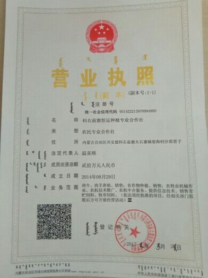 科右前旗恒運(yùn)種植專(zhuān)業(yè)合作社【工商信息_電話(huà)地址_注冊(cè)信息_信用信息_財(cái)務(wù)信息】查詢(xún)_企查查